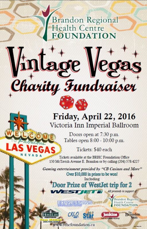 Vintage Vegas Charity Fundraiser Poster