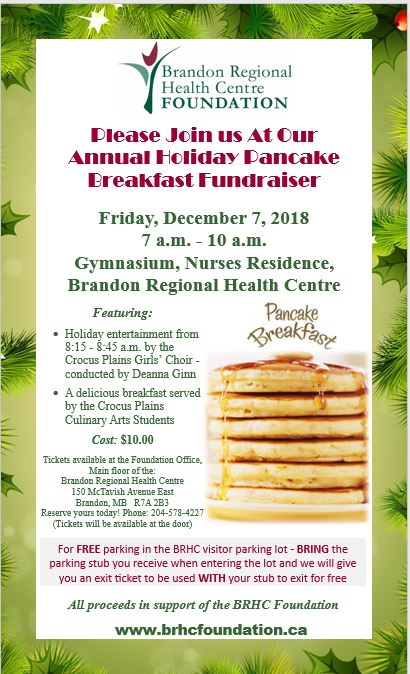 2018 Pancake Breakfast Poster