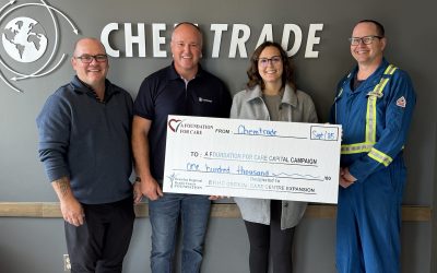 Chemtrade Logistics Donates $100 000 to new Critical Care Centre